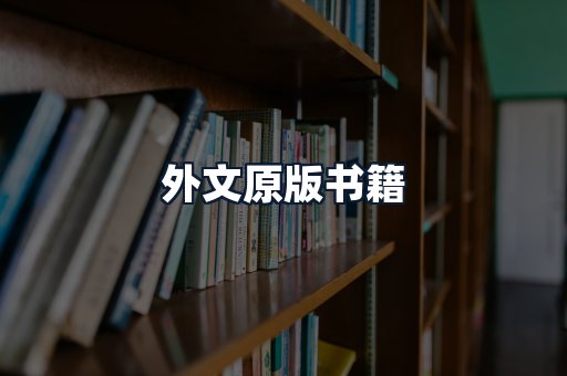 外文原版书籍